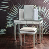 Aleanor Dressing Table, Stool and Tri-Fold Vanity Mirror - Laura James