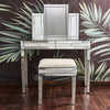 Aleanor Dressing Table, Stool and Tri-Fold Vanity Mirror - Laura James