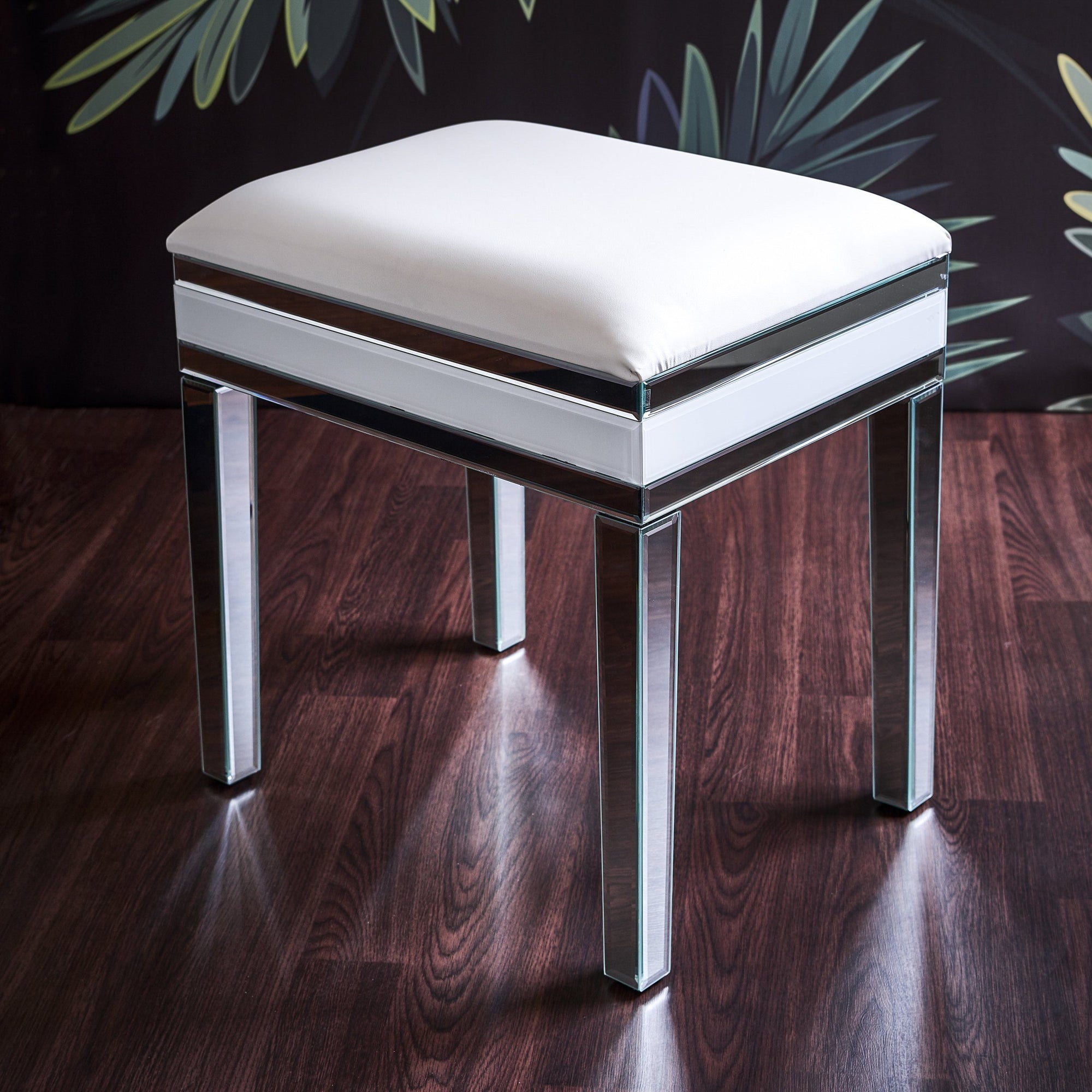 Aleanor Dressing Table, Stool and TriFold Vanity Mirror In Stock 11